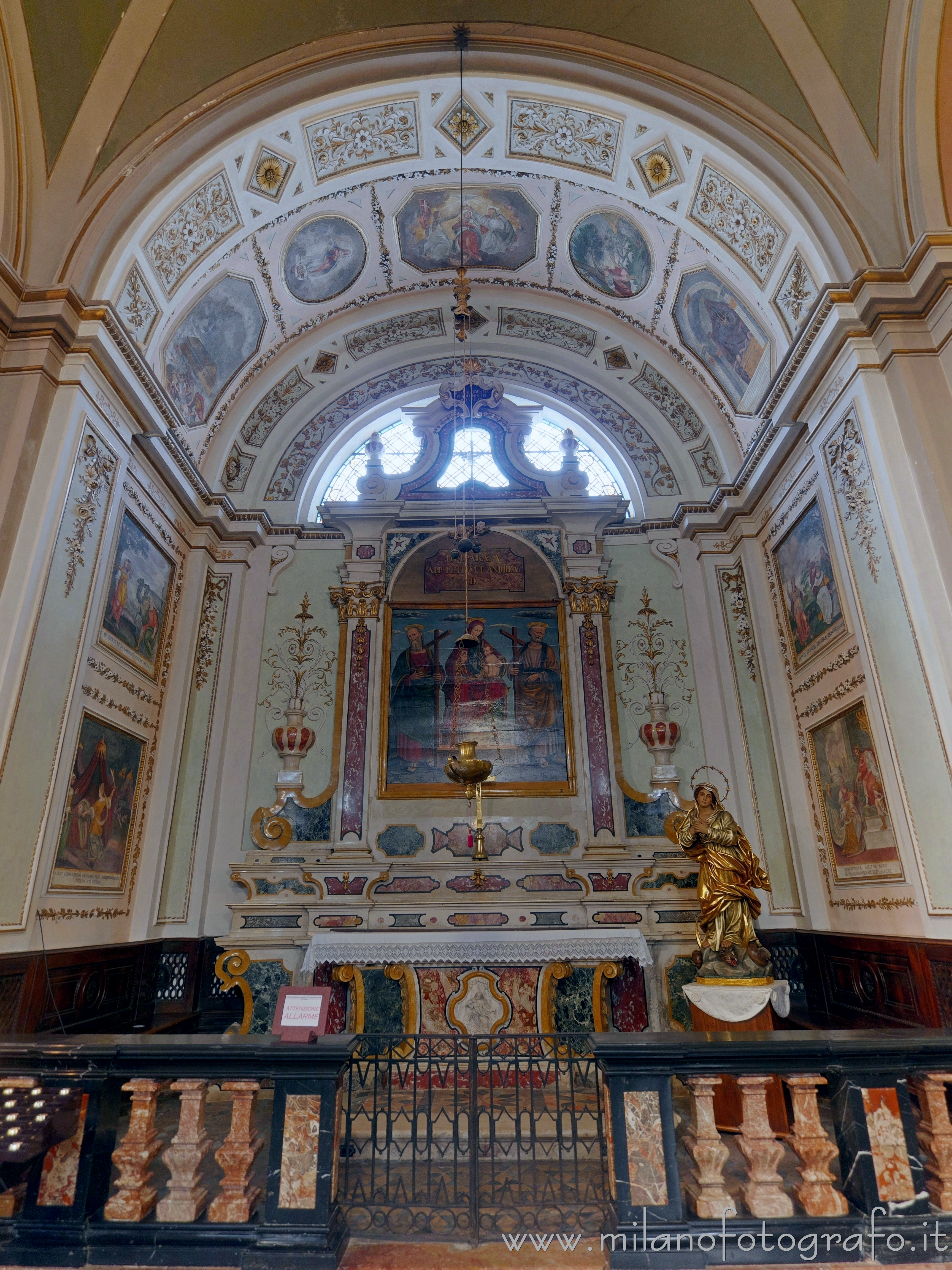 Caravaggio (Bergamo, Italy) - Chapel of the Saints Peter and Andrew in the Church of the Saints Fermo and Rustico